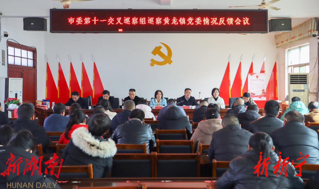 市委第十一交叉巡察组巡察黄龙镇党委情况反馈会召开_邵阳头条网